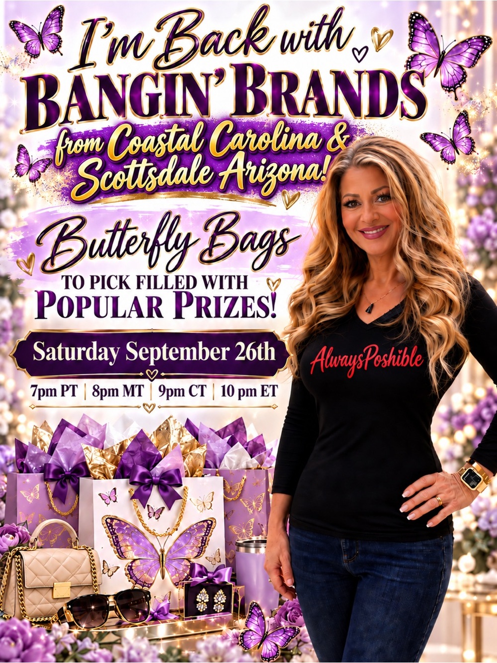 Unlisted Item: July 11 🦋 Mystery Prizes w/ every $18+ Winning Bid. You are L💜VED